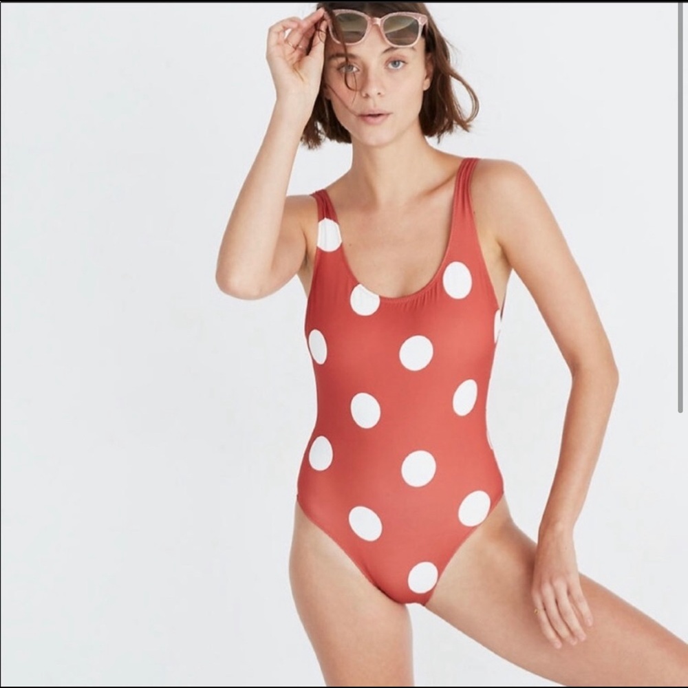 Madewell Solid & Striped One Piece NWOTs